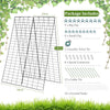 2-Pack Garden Cucumber Trellis with Accessories-Green