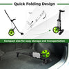2 Wheels Foldable Golf Cart with Scoreboard-Green