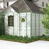 2 Pack Metal Garden Trellis for Climbing Plants Vegetables and Roses-Green