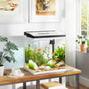 PawHut 28L Glass Aquarium Fish Tank with Filter, LED Lighting, for Betta, Guppy, Mini Parrot Fish, Shrimp, 38 x 26 x 39.5cm