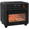 HOMCOM Air Fryer Oven, 13L Mini Oven, Multifunction Countertop Convection Oven w/ 12 Presets, Adjustable Temp and Time, 1500W