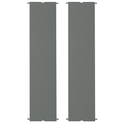 Outsunny 2 Pcs UV Protection Pergola Replacement Canopy, Pergola Shade Cover, Easy to Install, for 3 x 3(m) Pergola, Dark Grey