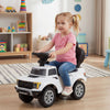 3-In-1 Push Car for Toddlers Licensed Ford with LED Headlights-White