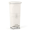 3-Layer Sorting Trash Bin with 2 Removable Buckets-Beige