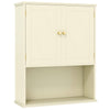 3-Piece Bathroom Cabinet Set with Diamond Pattern, Floor, Tall & Wall Cabinet