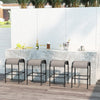 3-Piece Patio Dining Set for Lawn Yard Poolside Garden