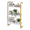 3-Tier Floating Shelf Wall Hanging Display Storage Rack for Living Room-White
