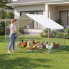 300 x 203 x 202 CM Walk-in Chicken Run with Waterproof Cover for Backyard