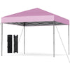 300 x 295 cm Pop up Canopy Tent with Portable Carrying Bag and Wind Ropes-Pink