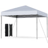 300 x 295 cm Pop up Canopy Tent with Portable Carrying Bag and Wind Ropes-White