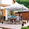300 x 300 cm Outdoor Pop up Canopy Tent with Wheeled Bag-White