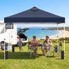 300 x 300 cm Pop up Canopy Tent 1 Person Easy Setup Gazebo Shelter with 1 Button Push-Blue