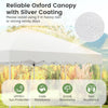 300 x 300 cm Pop up Canopy Tent with Wheeled Bag-White