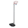 305 cm Portable Netball Post with Fillable Base and 10-Level Adjustable Height
