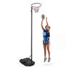 305 cm Portable Netball Post with Fillable Base and 10-Level Adjustable Height