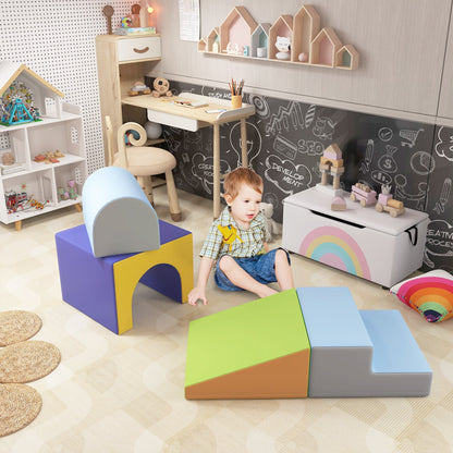 طقم ألعاب ناعمة من 4 قطع للأطفال الصغار من هومكوم، متعدد الألوان