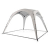 310 x 310 cm Pop up Camping Tent with Silver-coated Oxford Fabric-Beige