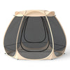 310 X 270 CM Foldable Outdoor Screened Camping Tent Gazebo-Sand Color