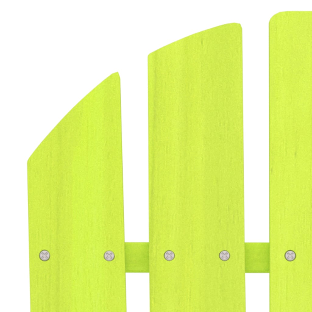 A close-up of the wooden slats on the backrest of the outdoor chair