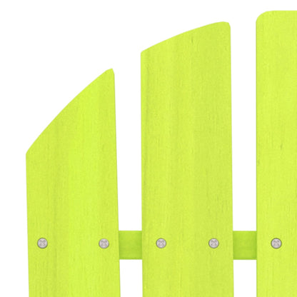 A close-up of the wooden slats on the backrest of the outdoor chair