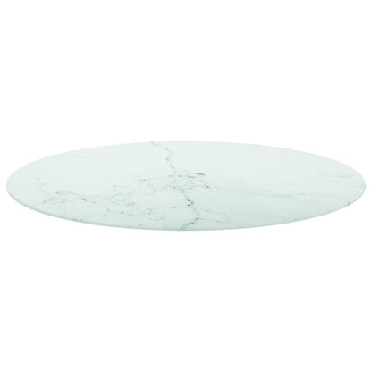 The round table top shown from a low angle to highlight the smooth surface