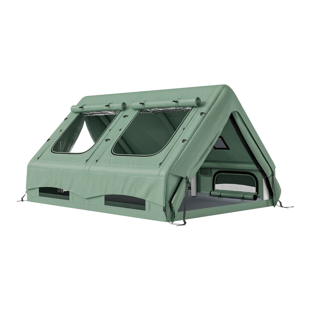 Outsunny Inflatable Camping Tent in Green