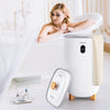 35L Large Towel Warmer Bucket with PTC Heater and Fragrant Disc Holder-White