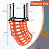 360° rotating basketball rebounder with 4 tool-free hooks
