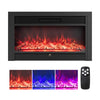 36-Inch Electric Fireplace Insert with Remote Control-36 inch