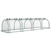 Outsunny 395  x 100 cm Low Tunnel Greenhouse - Clear