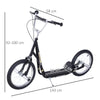 HOMCOM Stunt Scooter, Kids Scooter with 16