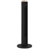 HOMCOM Tower Fan with WiFi App Control, Standing Floor Fan with 3 Speed 4 Modes, 12 Hour Timer and Night Light Black
