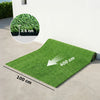 Outsunny Artificial Grass Turf Low Maintenance Realistic Lawn Pet Turf with Drain Holes for Garden 1m x 4m Green