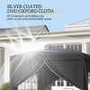 Outsunny 3 x 3(m) Pop Up Gazebo, Water and UV Resistant Party Tent Camping Canopy Marquee with Carry Bag, Black