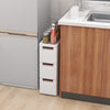 3/4/5/6-Drawer Narrow Storage Cabinet for Small Space-3-Tier