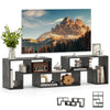 3 Pieces Convertible TV Stand for TVs up to 65 Inches-Grey