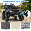 12V Kids Ride on Truck Battery Powered Car with Parental Remote-Black