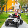 12V Kids Ride on Truck Battery Powered Car with Parental Remote-White