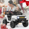 12V Kids Ride on Truck Battery Powered Car with Parental Remote-White