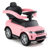 3 in 1 Push Car for Toddlers Licensed Land Rover Discovery Ride on Toy-Pink