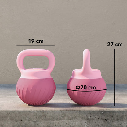 كرة kettlebell لينة من سبورت ناو، بوزن 8 كجم مع مقبض مضاد للانزلاق لرفع الأثقال وتمارين القوة في المنزل