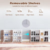 4/6/8/10 Tier Shoe Storage Cabinet with Removable Shelves-4-Tier