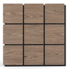 4 Pack Acoustic Panels for Walls 62 x 62 cm Sound Absorbing Panel-Natural