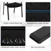 4-Pack Office Conference Chair Set Mesh Guest Reception Stack Chairs