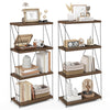 4-Tier Multipurpose Display Rack with Metal Frame