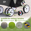 4-Wheel Pet Foldable Stroller with Breathable Mesh for Small Dogs Cats up to 15 KG-Black