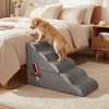 5-step Dog Foam Stairs for High Bed Sofa Couch Transformative High-density Pet Ramp