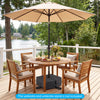 40 kg Umbrella Base Weight Sand-fillable Bag with Weatherproof Fabric-Black