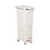 43L Kitchen Trash Can with Lid Double-Layer Sorting Trash Bin-Beige