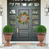 46cm Tall Vintage Planters Set of 2 Urn Plastic Flower Pots-Bronze